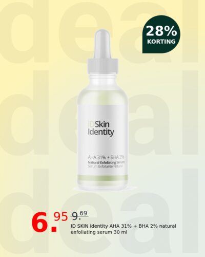ID SKIN identity AHA 31% + BHA 2% natural exfoliating serum 30 ml