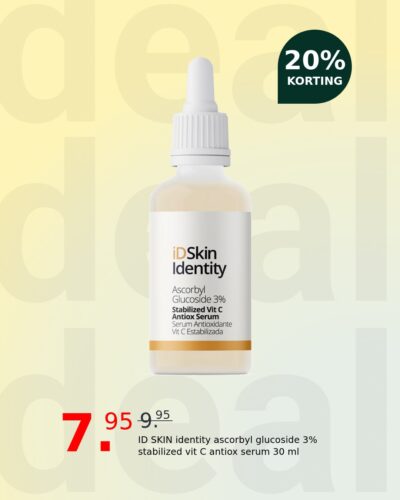 ID SKIN identity ascorbyl glucoside 3% stabilized vit C antiox serum 30 ml
