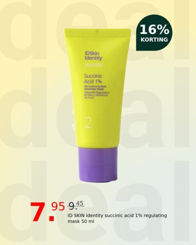 ID SKIN identity succinic acid 1% regulating mask 50 ml