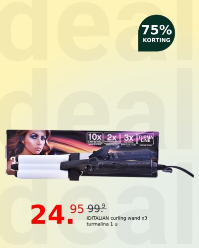 IDITALIAN curling wand x3 turmalina 1 u