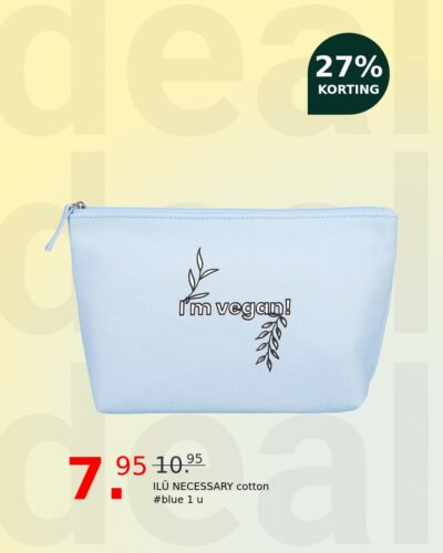 ILŪ NECESSARY cotton #blue 1 u