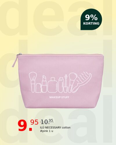 ILŪ NECESSARY cotton #pink 1 u