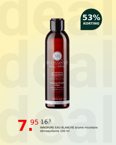 INNOPURE EAU BLANCHE brume micellaire démaquillante 200 ml