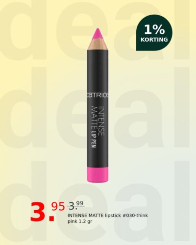 INTENSE MATTE lipstick #030-think pink 1.2 gr