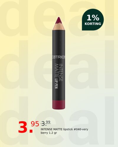 INTENSE MATTE lipstick #040-very berry 1.2 gr
