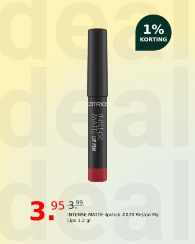 INTENSE MATTE lipstick #070-Re(a)d My Lips 1.2 gr