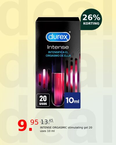 INTENSE ORGASMIC stimulating gel 20 uses 10 ml