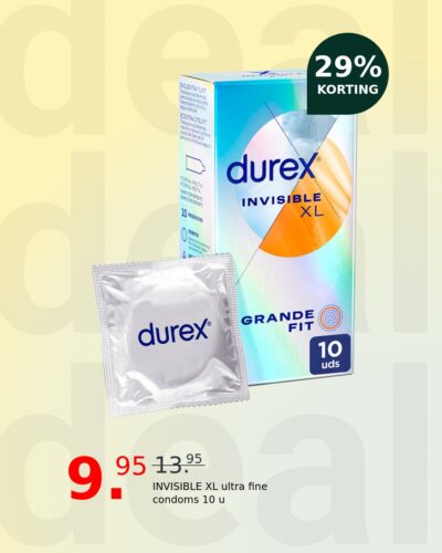 INVISIBLE XL ultra fine condoms 10 u