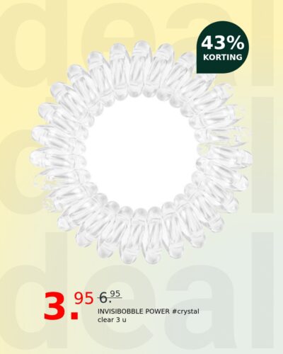 INVISIBOBBLE POWER #crystal clear 3 u