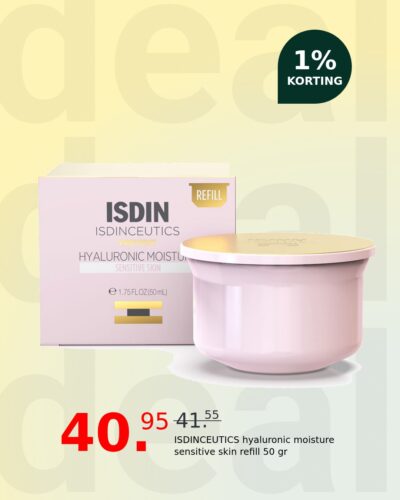 ISDINCEUTICS hyaluronic moisture sensitive skin refill 50 gr