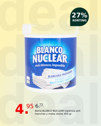 Iberia BLANCO NUCLEAR higieniza anti manchas y malos olores 450 gr