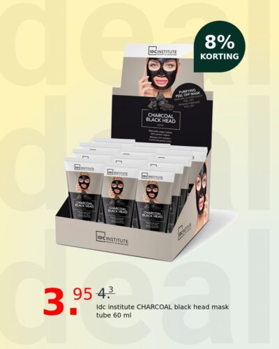 Idc institute CHARCOAL black head mask tube 60 ml