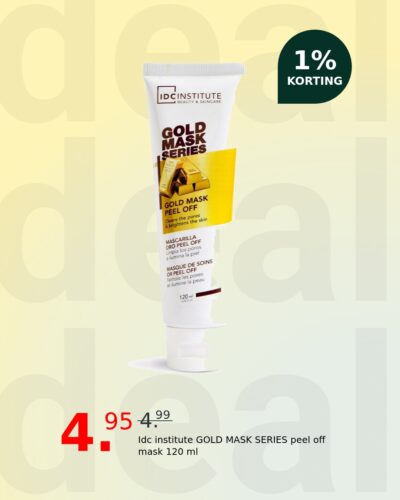 Idc institute GOLD MASK SERIES peel off mask 120 ml