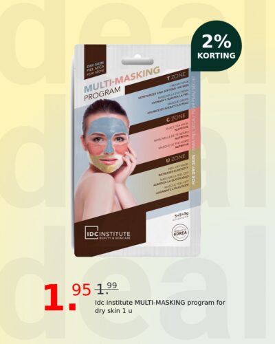 Idc institute MULTI-MASKING program for dry skin 1 u