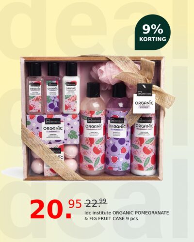 Idc institute ORGANIC POMEGRANATE & FIG FRUIT CASE 9 pcs