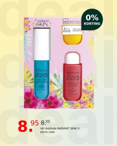 Idc institute RADIANT SKIN 3-piece case