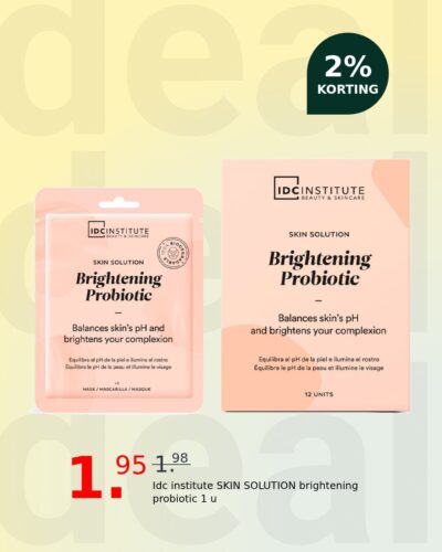 Idc institute SKIN SOLUTION brightening probiotic 1 u