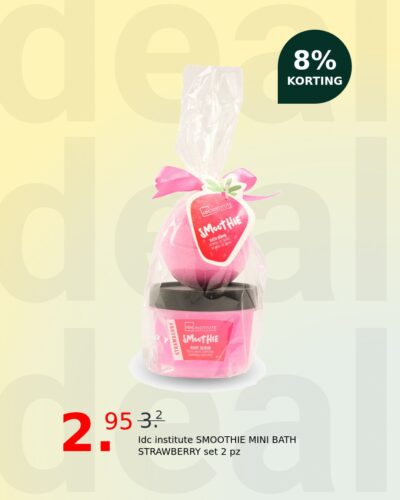 Idc institute SMOOTHIE MINI BATH STRAWBERRY set 2 pz