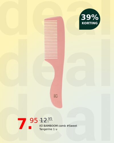IlŪ BAMBOOM comb #Sweet Tangerine 1 u