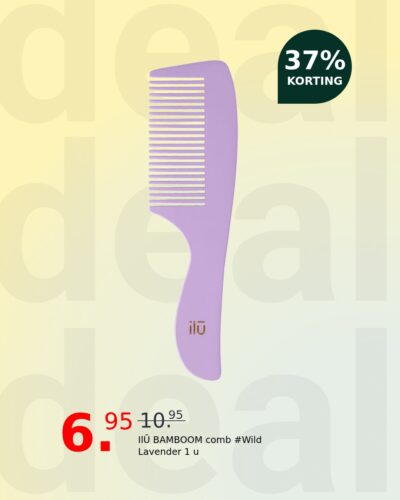 IlŪ BAMBOOM comb #Wild Lavender 1 u