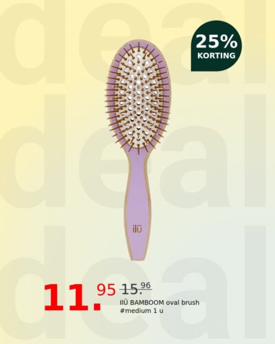 IlŪ BAMBOOM oval brush #medium 1 u