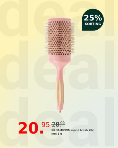 IlŪ BAMBOOM round brush #65 mm 1 u