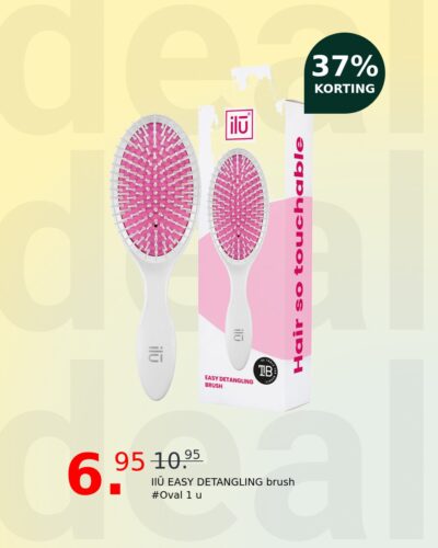 IlŪ EASY DETANGLING brush #Oval 1 u