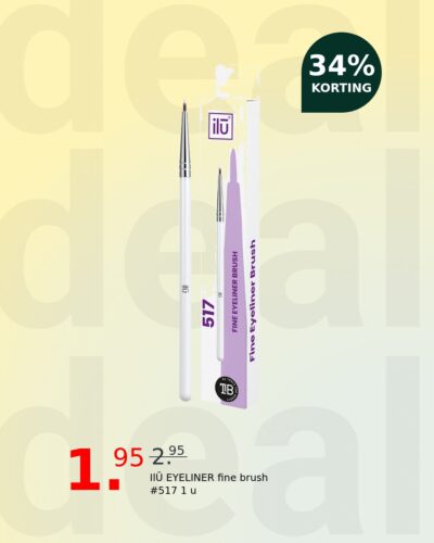 IlŪ EYELINER fine brush #517 1 u