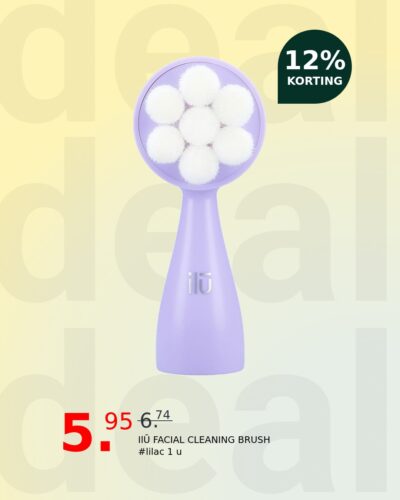 IlŪ FACIAL CLEANING BRUSH #lilac 1 u