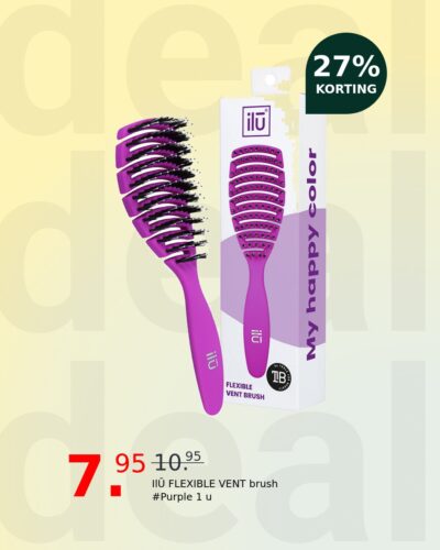IlŪ FLEXIBLE VENT brush #Purple 1 u