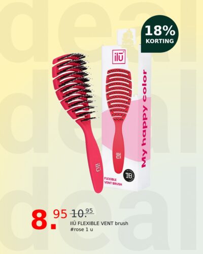 IlŪ FLEXIBLE VENT brush #rose 1 u