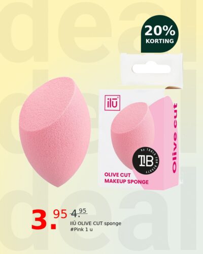 IlŪ OLIVE CUT sponge #Pink 1 u