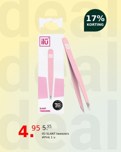 IlŪ SLANT tweezers #Pink 1 u