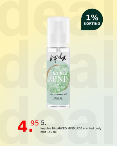 Impulse BALANCED MIND JADE scented body mist 150 ml