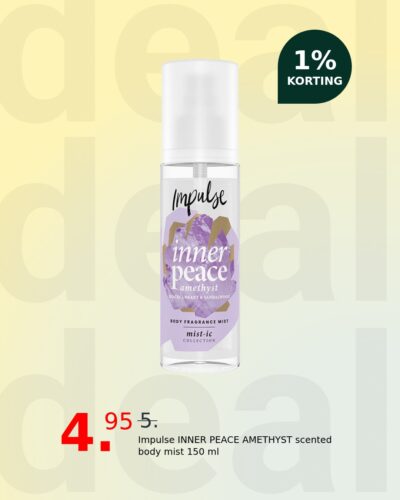Impulse INNER PEACE AMETHYST scented body mist 150 ml