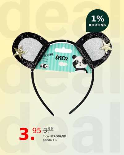 Inca HEADBAND panda 1 u