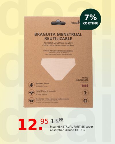 Inca MENSTRUAL PANTIES super absorption #nude XXL 1 u