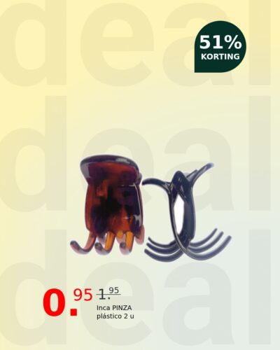 Inca PINZA plástico 2 u