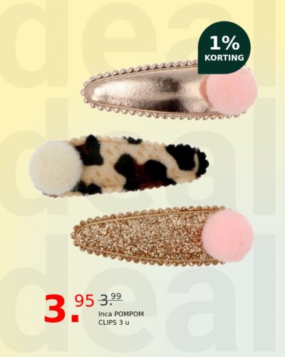 Inca POMPOM CLIPS 3 u