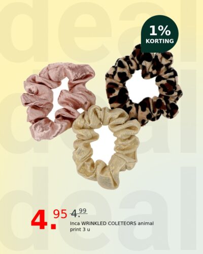 Inca WRINKLED COLETEORS animal print 3 u