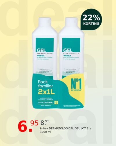 Inibsa DERMATOLOGICAL GEL LOT 2 x 1000 ml