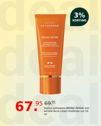 Institut esthederm BRONZ REPAIR anti-wrinkle facial cream moderate sun 50 ml