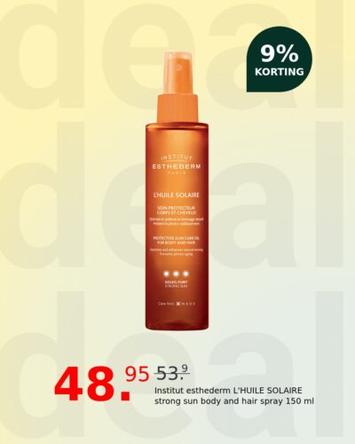 Institut esthederm L'HUILE SOLAIRE strong sun body and hair spray 150 ml