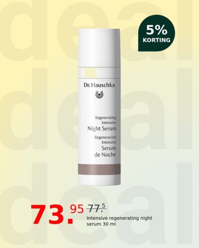 Intensive regenerating night serum 30 ml