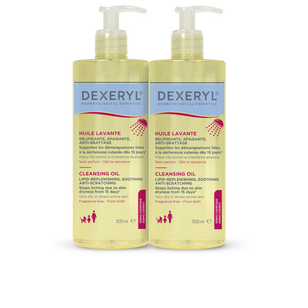 Dexeryl SHOWER cleansing oil pack 2 x 500 ml