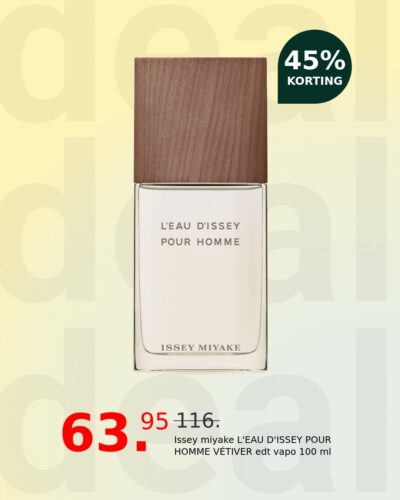 Issey miyake L'EAU D'ISSEY POUR HOMME VÉTIVER edt vapo 100 ml