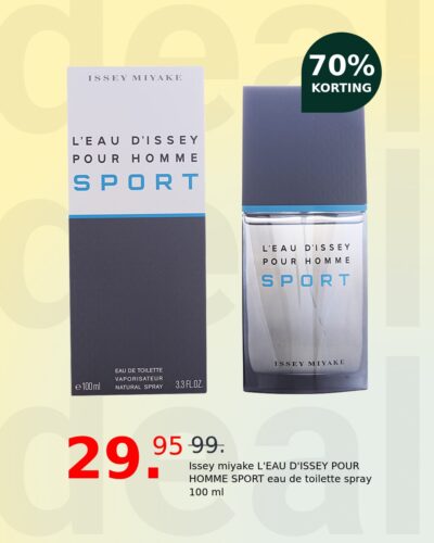 Issey miyake L'EAU D'ISSEY POUR HOMME SPORT eau de toilette spray 100 ml