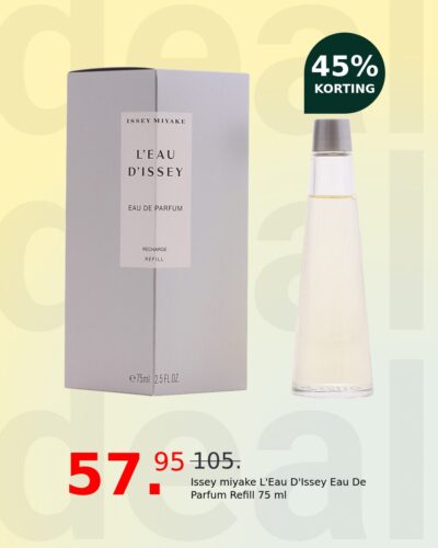 Issey miyake L'Eau D'Issey Eau De Parfum Refill 75 ml