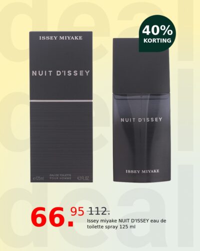 Issey miyake NUIT D'ISSEY eau de toilette spray 125 ml