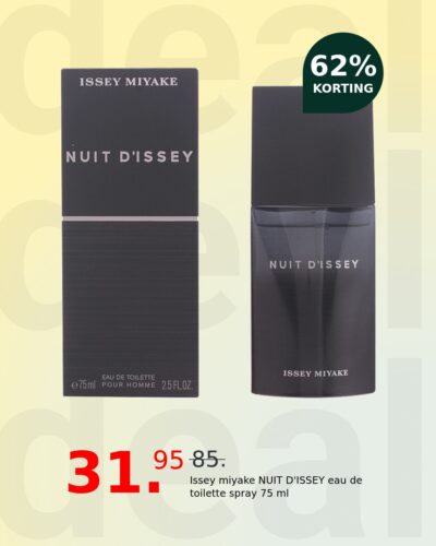 Issey miyake NUIT D'ISSEY eau de toilette spray 75 ml